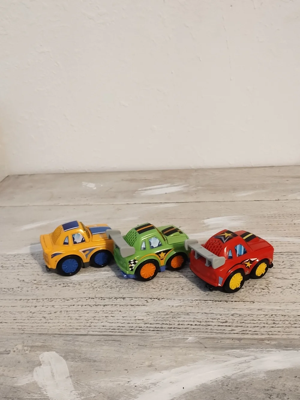 VTech Go Go Smart Wheels Revved Up Blue & Red Race Car Lot Of 3 very good